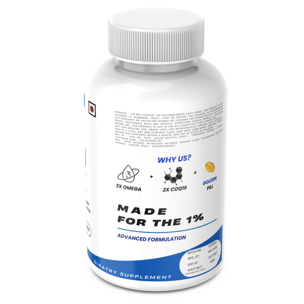 ALPHAM3DS 3x Fish oil + CoQ10 60caps