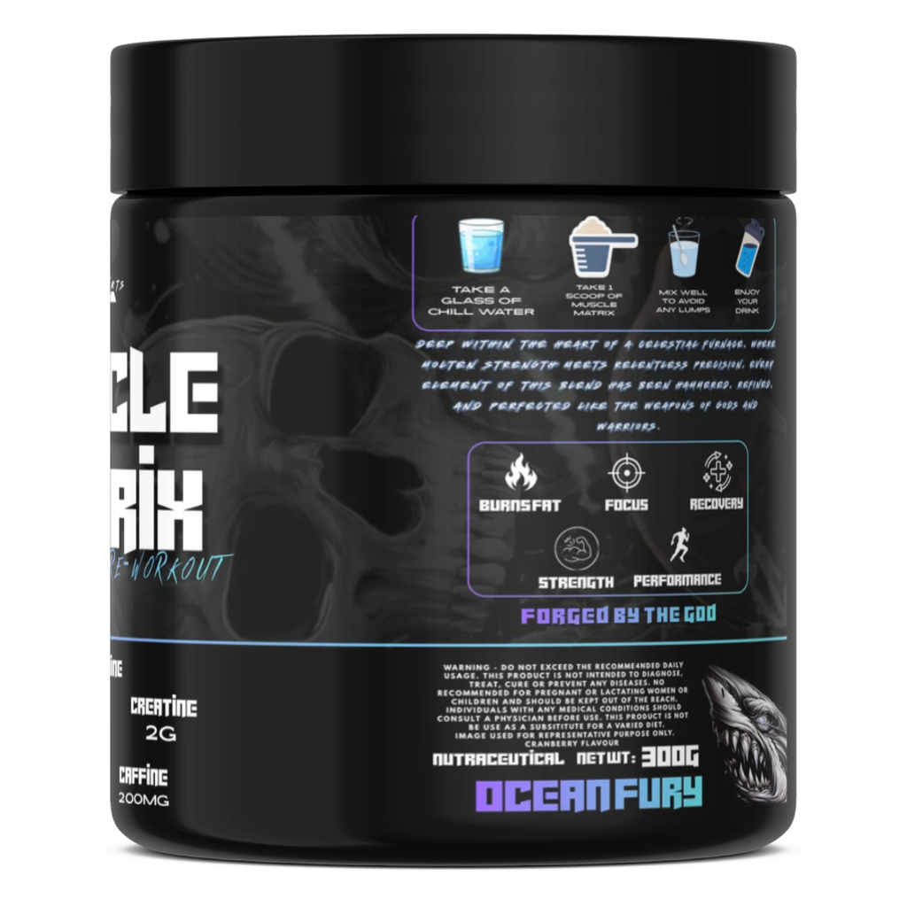 Vulcan Sports Muscle Matrix | Lean Gaining Pre Workout | 300g