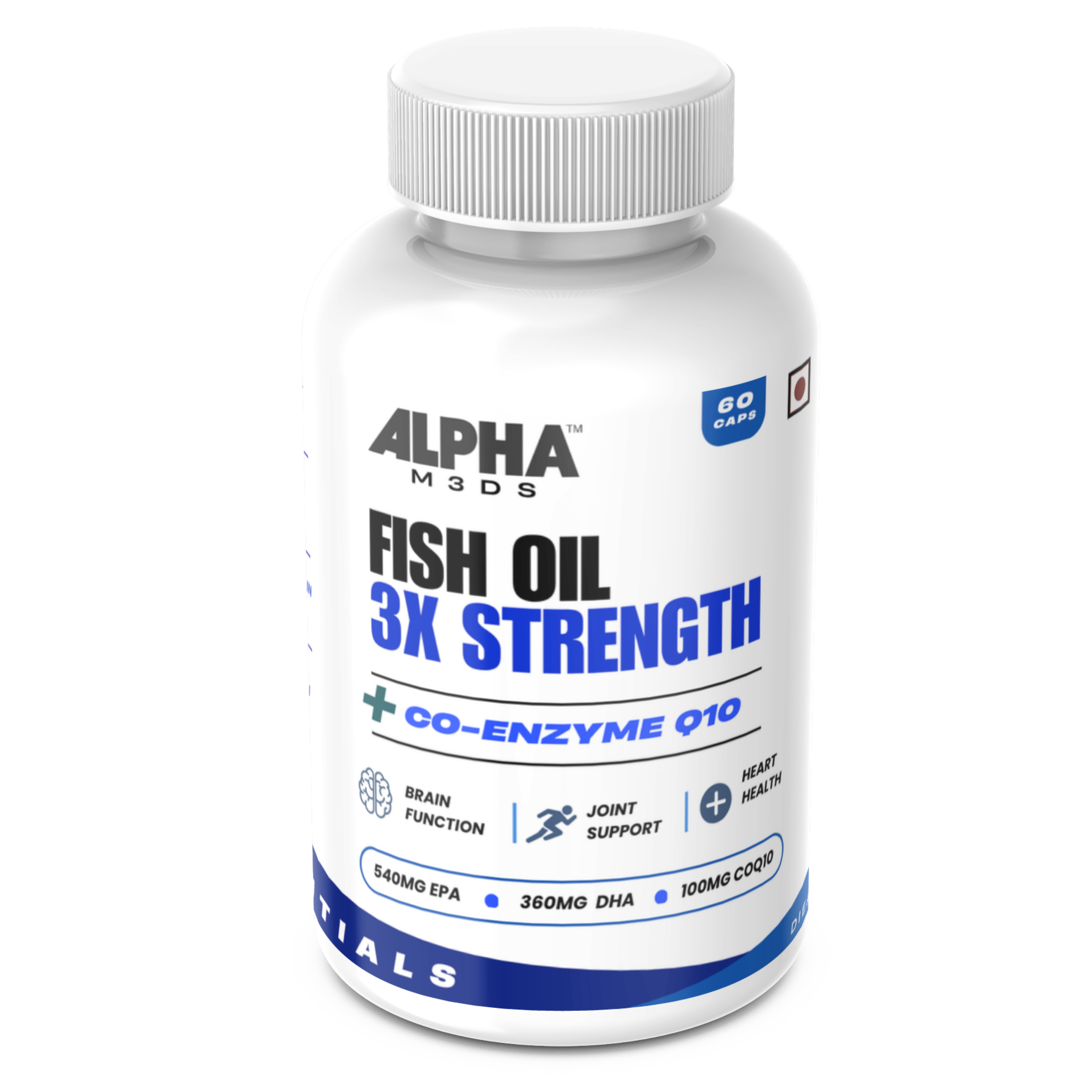 ALPHAM3DS 3x Fish oil + CoQ10 60caps