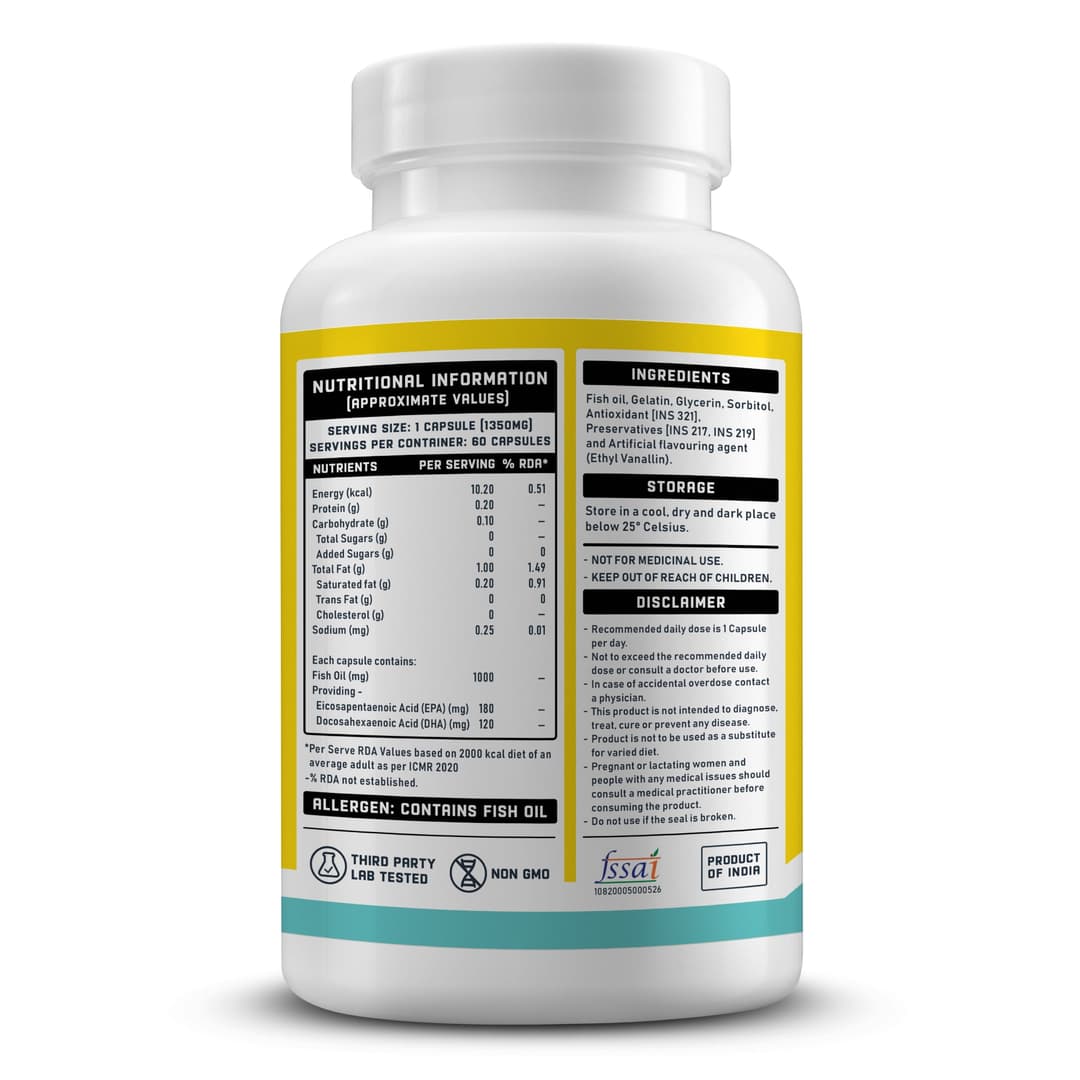 YouWeFit Omega-3 Fish Oil 1x 60caps