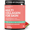 Carbamide Forte Multi Collagen Powder with 5 Types of Collagen Peptides (Type I, II, III, V, X)