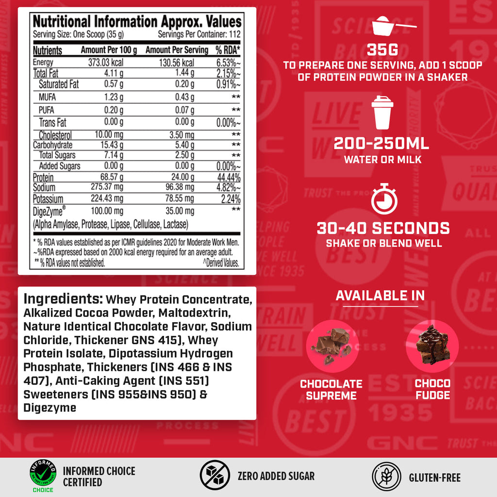 GNC 100% Whey Protein