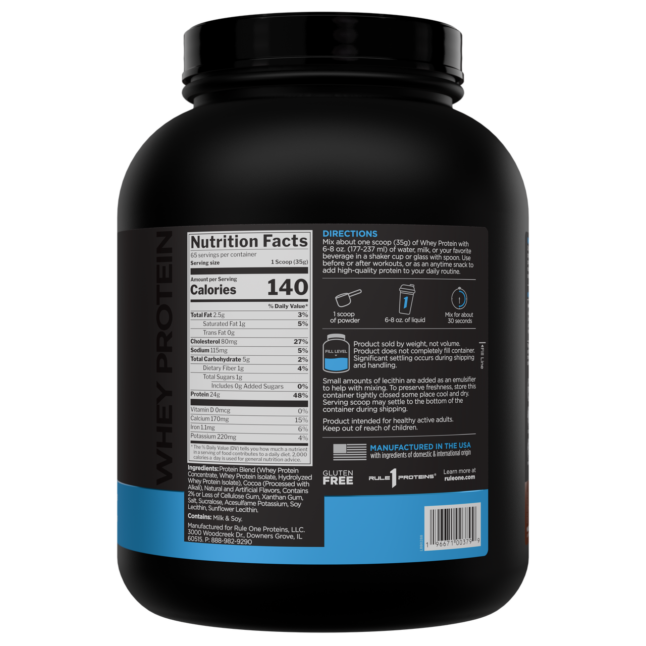 Rule 1 Whey Protein 2kgs