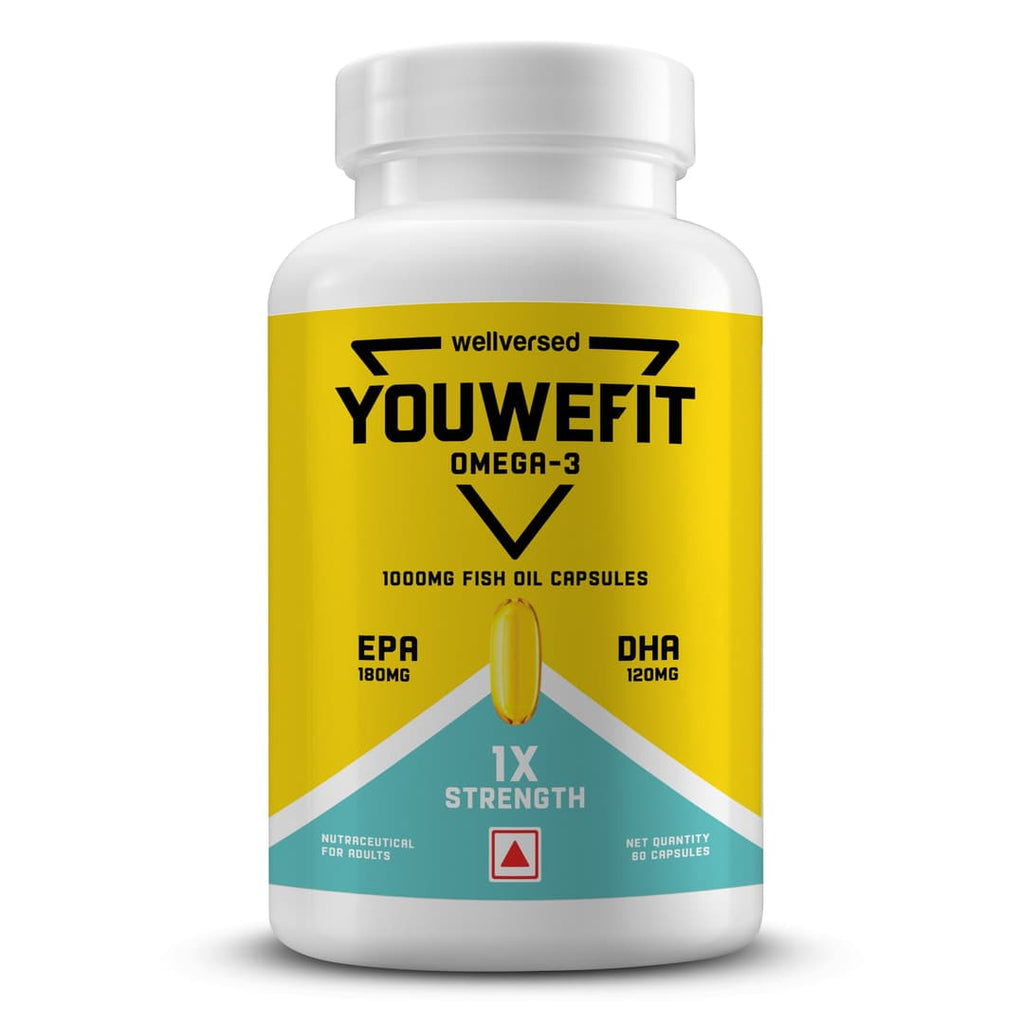 YouWeFit Omega-3 Fish Oil 1x 60caps