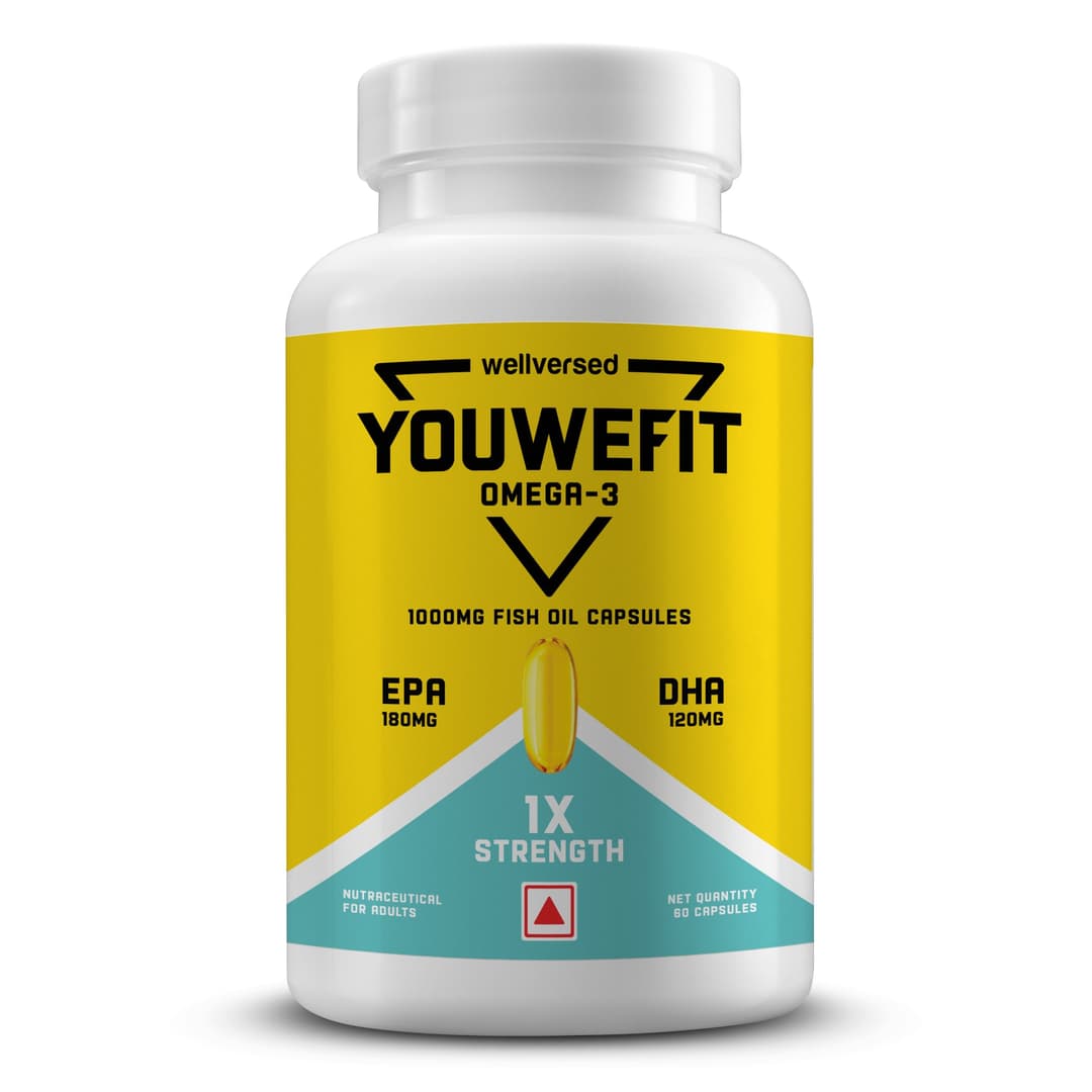 YouWeFit Omega-3 Fish Oil 1x 60caps