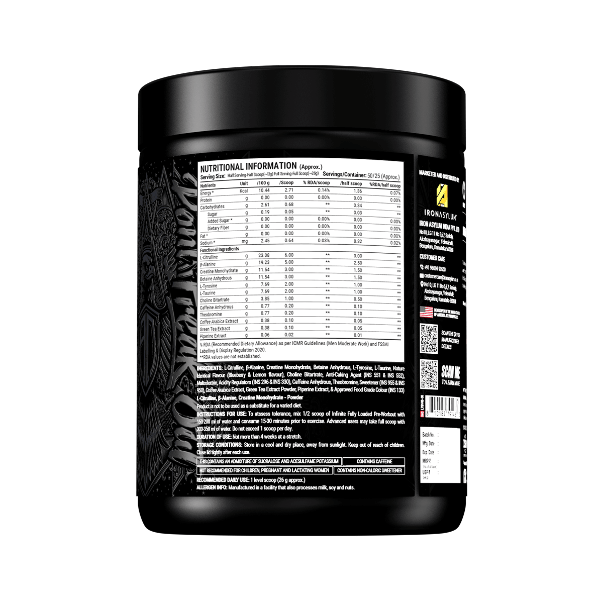 Prosupps Hyde Infinite Pre Workout