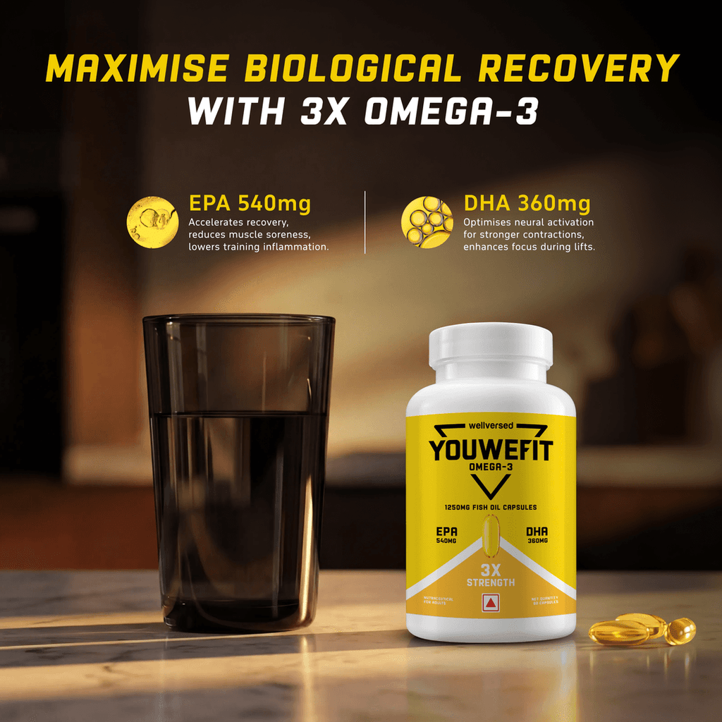YouWeFit Omega-3 Fish Oil 3x 60caps