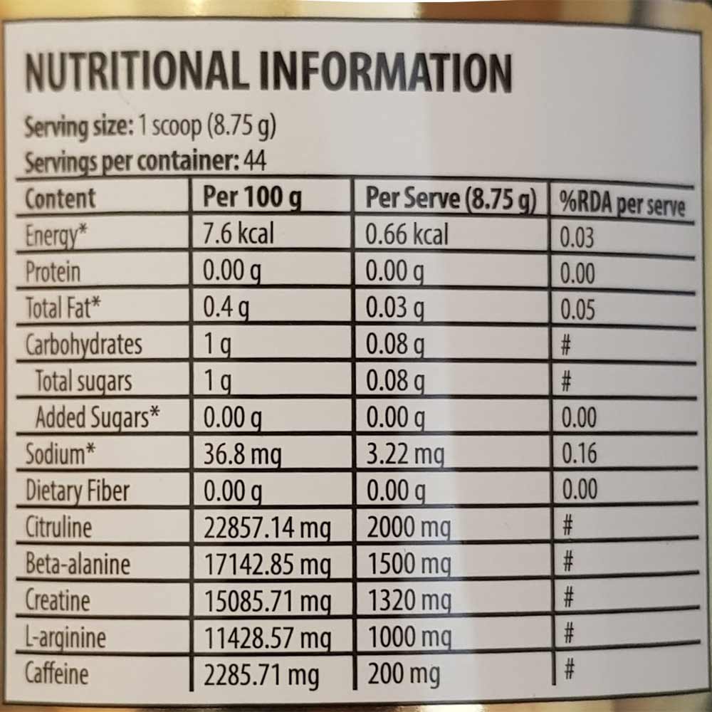 Kevin Levrone Shaboom Pump Pre-Workout