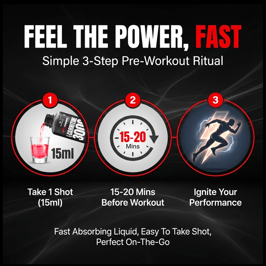 Prosupps L-Carnitine Liquid 3000mg | Fat Metabolism & Energy Support Formula