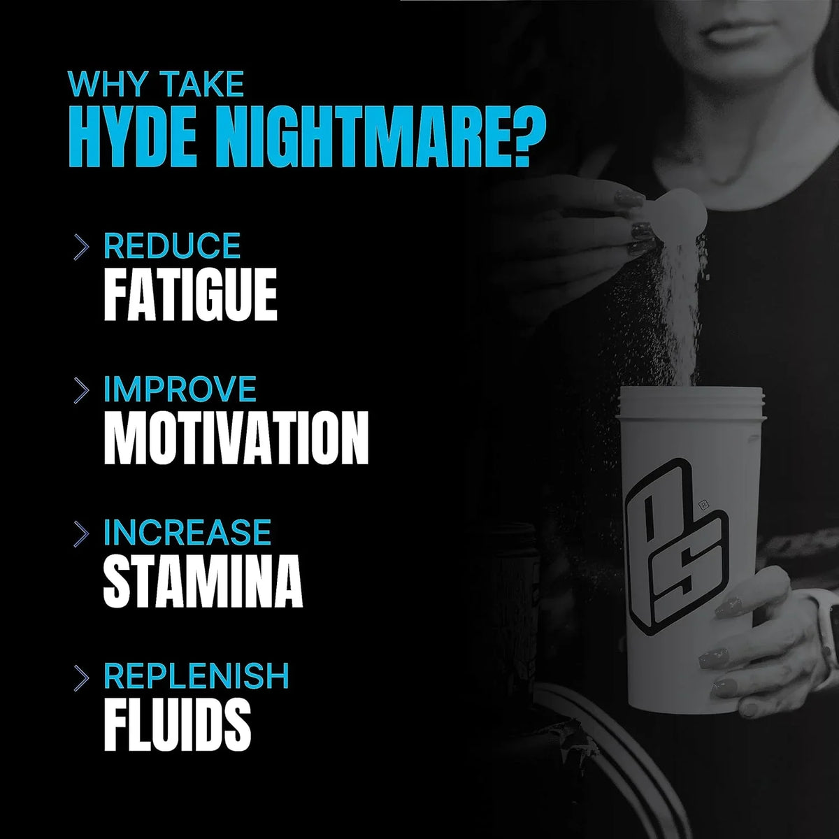 Prosupps Hyde Nightmare Pre Workout | Extreme Energy & Intense Focus Formula