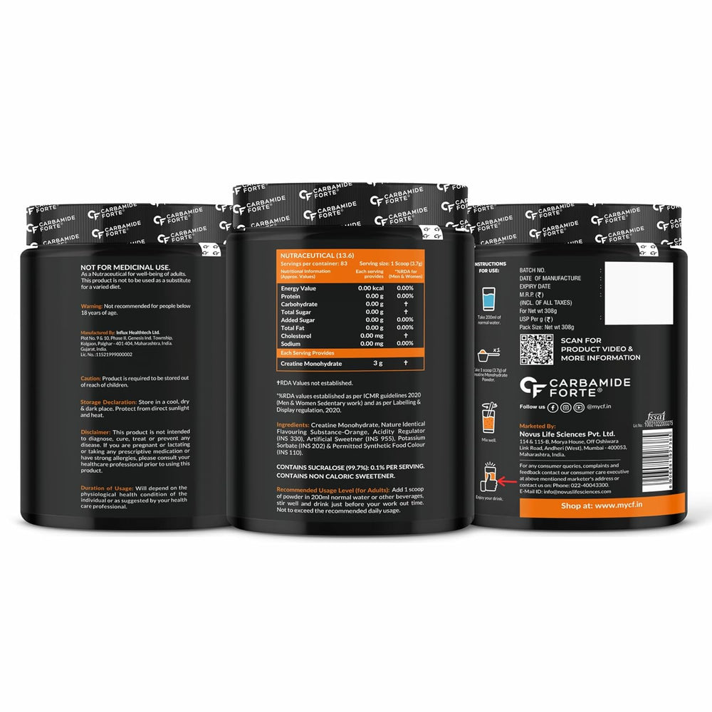 Carbamide Forte Creatine Monohydrate Powder | 250gms