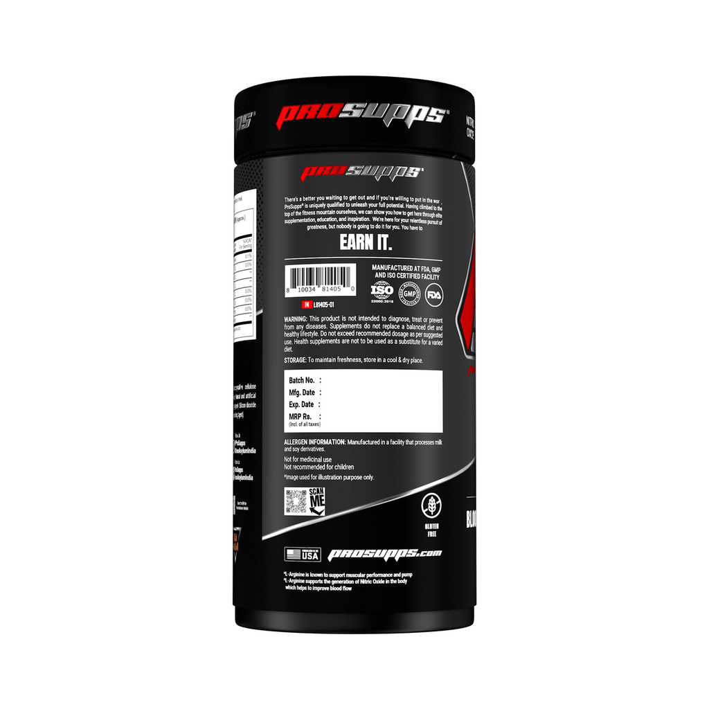 Prosupps L-Arginine 1000mg , 120 Capsules