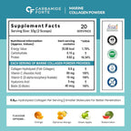 Crabamide Forte Marine Collagen Powder – Type 1 Hydrolyzed Peptides for Skin & Hair