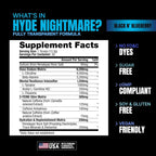 Prosupps Hyde Nightmare Pre Workout | Extreme Energy & Intense Focus Formula