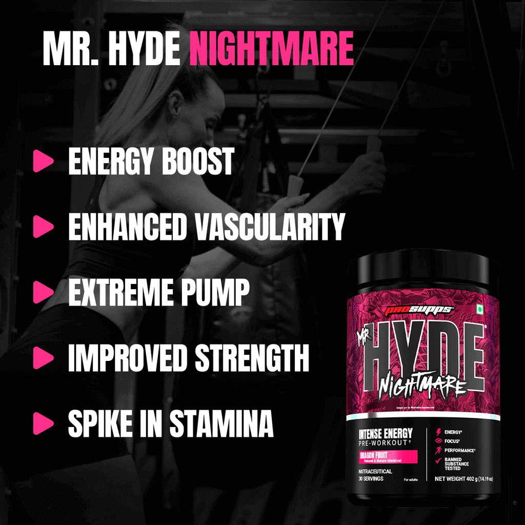 Prosupps Hyde Nightmare Pre Workout | Extreme Energy & Intense Focus Formula