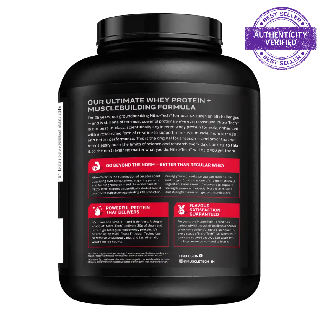Muscletech™ Nitro-Tech™ Whey Protein 4lbs