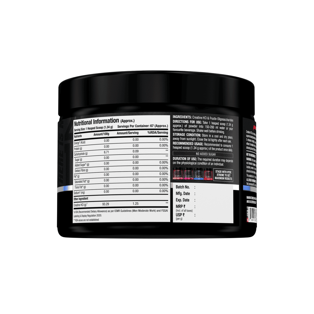 Prosupps Creatine HCL | Fast Absorption Creatine for Strength & Performance