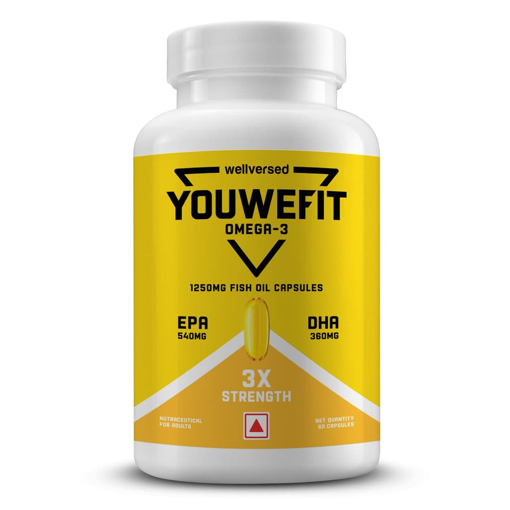 YouWeFit Omega-3 Fish Oil 3x 60caps