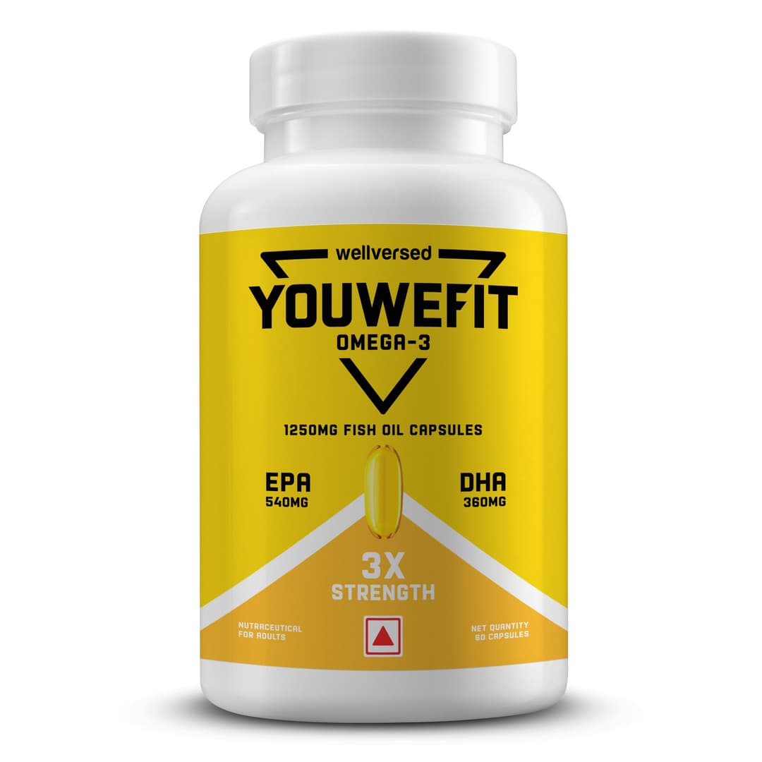 YouWeFit Omega-3 Fish Oil 3x 60caps