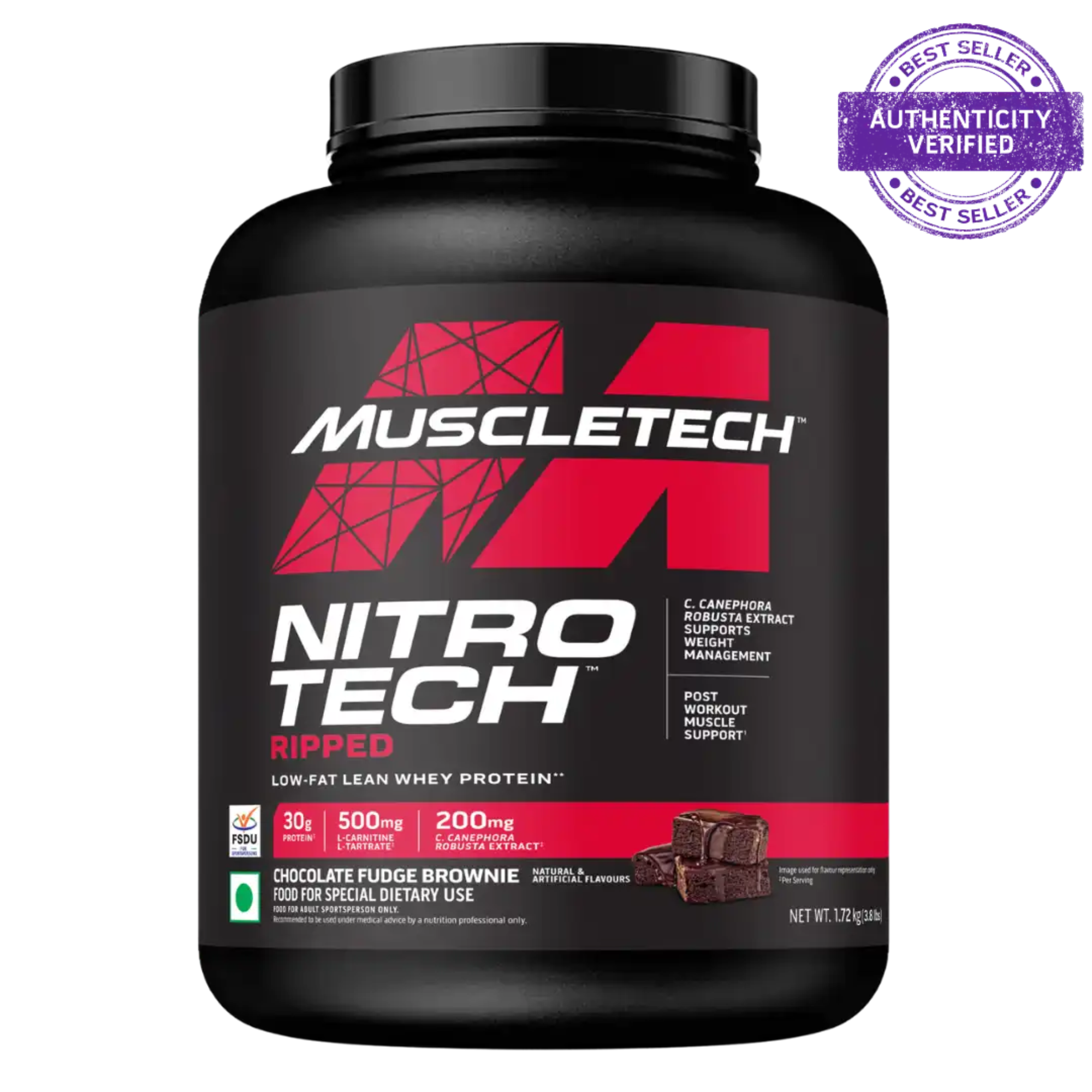 MuscleTech™ Nitro-Tech™ Ripped Whey Protein Powder